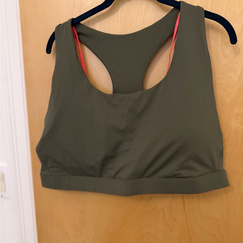 Fabletics Olive Racerback Sports Bra - Picture 2 of 6
